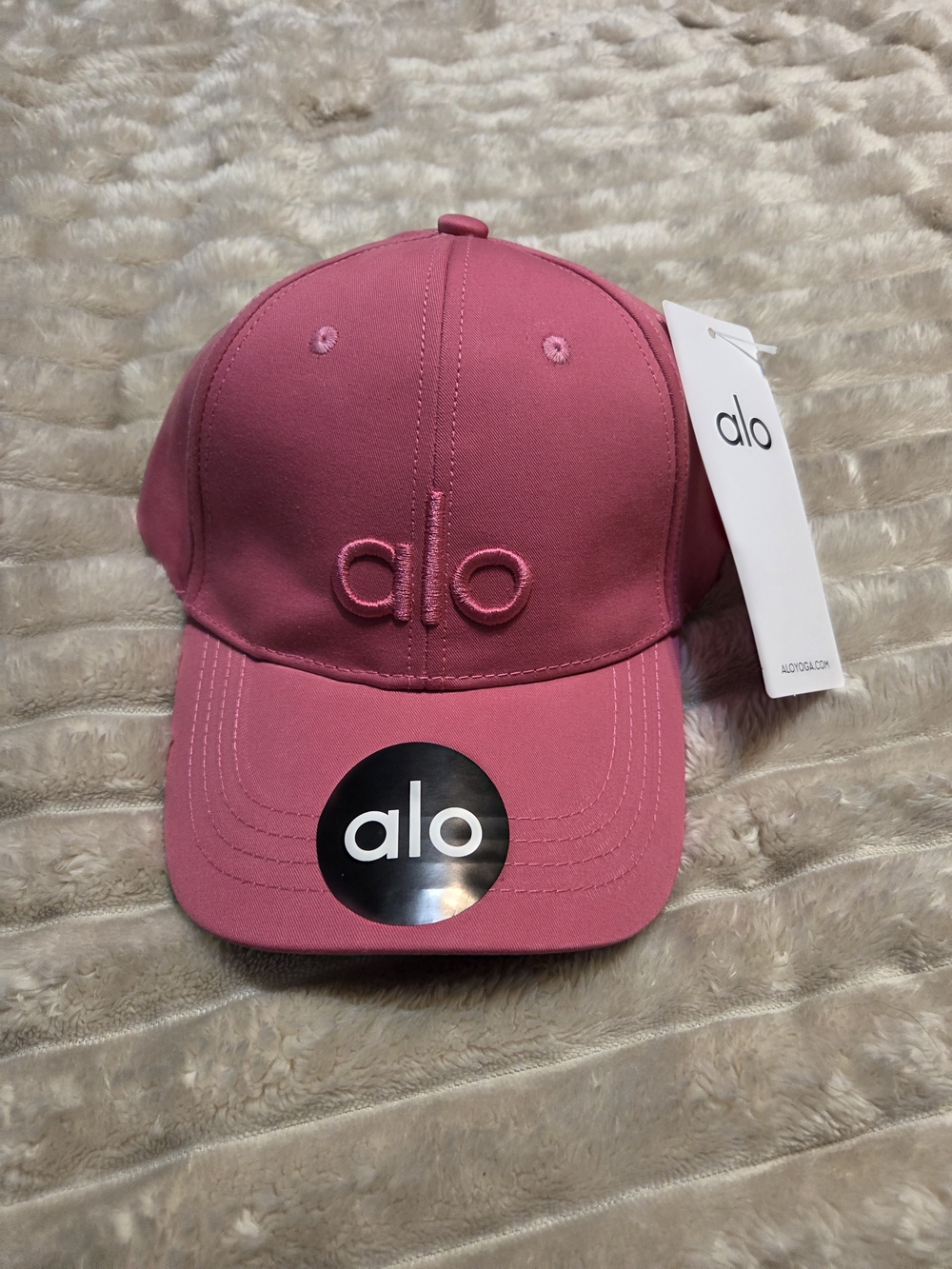 ALO Yoga Pink Baseball Cap